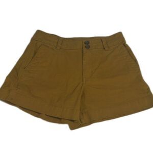 A New Day Brown Flat Front Shorts Women’s Size 4